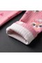 Girls' 100% Cotton Corded Fabric Patterned 3-Piece Leggings Set - 5