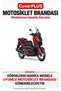 Yamaha XMAX 125 ABS Rear Trunk-Compatible Cover (BLACK WITH RED STRIPES) Motorcycle Cover, Motorcycle Tent, Motorcycle Cover, Top Case Compatible - 2