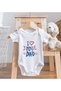 BK Kids "I Love You Dad" Design Baby Bodysuit and Bib Gift Set - Model 2, 9–12 Months - 5
