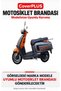 Apachi True 50 COMPATIBLE Cover (GRAY WITH RED STRIPES) Waterproof Motorcycle Cover, with Elastic Bands, Includes Carrying Bag - 2