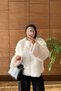 Premium Zipper-Front Plush Fur Jacket for Women: Short Cut, Wide Sleeves, Stylish Faux Fur Coat - 7