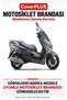 Benelli Zafferano COMPATIBLE Cover (GRAY WITH RED STRIPES) Waterproof Motorcycle Cover, with Elastic Bands, Includes Carrying Bag - 2