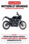 Zontes 155 G1 COMPATIBLE Cover (Gray with Red Stripes) Waterproof Motorcycle Cover, with Elastic Bands, Includes Carrying Bag - 2