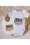 BK Kids "Mommy Needs A Coffee" Design Baby Bodysuit and Bib Gift Set - Model 1, 0–3 Months - 2