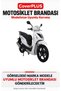 Compatible with Mondial 150 Gomax Rear Bag (Gray with Red Stripes) Waterproof Motorcycle Cover, with Elastic Straps and Carrying Bag - 2