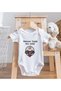 BK Kids "The Owner Just Arrived" Designer Baby Bodysuit, Bodysuit, and Bib Gift Set - Model 1 3- - 5