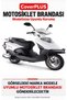 Kuba KB100-6 COMPATIBLE Cover (Gray with Red Stripes) Waterproof Motorcycle Cover, with Elastic Bands, Includes Carrying Bag - 2