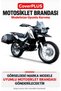 Rks Winner 200 Rear Bag Compatible (Gray with Red Stripes) Waterproof Motorcycle Tent Cover, with Elastic Straps and Carrying Bag - 2