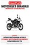 Triumph Tiger 660 COMPATIBLE Cover (Gray with Red Stripes) Waterproof Motorcycle Cover, with Elastic Bands, Includes Carrying Bag - 2
