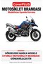BMW R 1250 GS Adventure COMPATIBLE Cover (Gray with Red Stripes) Waterproof Motorcycle Cover, with Elastic Bands and Carrying Bag - 2