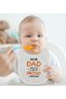 BK Kids "Dear Dad" Design Baby Bodysuit and Bib Gift Set - Model 1, 12–18 Months - 3