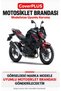 Kawasaki Z 400 COMPATIBLE Cover (Gray with Red Stripes) Waterproof Motorcycle Cover, with Elastic Bands, Includes Carrying Bag - 2