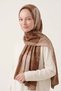 Mosaic-Patterned Wool-Silk Shawl - Gold - 2