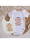 BK Kids "Dear Dad" Design Baby Bodysuit and Bib Gift Set - Model 1, 12–18 Months - 2