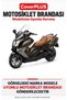 BMW C 650 GT Compatible Cover (Gray with Red Stripes) Waterproof Motorcycle Cover, with Elastic Bands, Includes Carrying Bag - 2