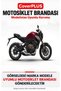 Honda CB 650 R Rear Pannier-Compatible (Gray with Red Stripes) Waterproof Motorcycle Cover, with Elastic Bands and Carrying Bag - 2