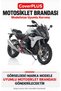 BMW R 1200 RS Rear Pannier-Compatible (Gray with Red Stripes) Waterproof Motorcycle Cover, with Elastic Straps and Carrying Bag - 2