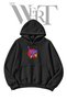 Evangelion Eva 01 Pre-Printed Black Hooded Sweatshirt (2-Ply)