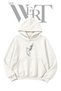 Broken Torso Wing Pre-Printed White Hoodie (2-Ply)