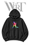 Fencer Low-Poly Pre-Printed Black Hooded Sweatshirt (2-Ply)