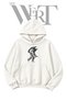White Pre-Printed Hooded Sweatshirt for Passenger Transport (2-Ply)