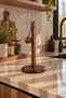 Wooden Acacia Bulk Napkin Holder Paper Towel Holder Countertop Kitchen Tableware Presentation Stand - 2