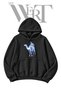 Bedouin Camel Pre-Printed Black Hooded Sweatshirt (2-Ply)