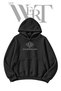 Wifi Glitch Pre-Printed Black Hooded Sweatshirt (2-Ply)