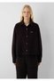 Women's Coffee Velvet Overshirt Mol© Shirt - 3
