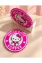 Hello Kitty-Designed 3-Piece Decorative Coaster Set with Stand—Coffee Cup Coaster and Coffee Serving Accessory - 2