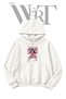 Nezuko Kamado Pre-Printed White Hooded Sweatshirt (2-Ply)