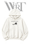 Raven Murder Pre-Printed White Hooded Sweatshirt (2-Ply)
