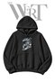 Oneus Members Pre-Printed Black Hooded Sweatshirt (2-Ply)