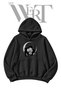 Ryuk Pre-Printed Black Hooded Sweatshirt (2-Ply)