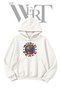 World Peace Pre-Printed White Hooded Sweatshirt (2-Ply)