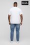 Men's Large Size Ny New York Printed 3Xl-6Xl Crew Neck T-Shirt Spr26Bts510-15 - 3