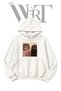 Cat Keffiyeh Niqab Pre-Printed White Hooded Sweatshirt (2-Ply)