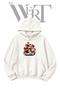 Cortis Pre-Printed White Hooded Sweatshirt (2-Ply)