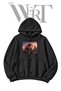 Böcek Motorcycle Pre-Printed Black Hooded Sweatshirt (2-Ply)