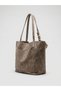 9053 GENUINE LEATHER SUEDE SHOULDER BAG FOR WOMEN - 4