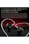 CCA Phoenix Wired Gaming Earphones with Mic, USB Type-C, Black - 4