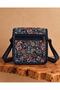 Women's Shoulder Bag and Crossbody Bag – Colorful Ethnic Patterned, Buckled, Casual, Fabric, 15x15 cm - 3