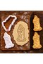 Halloween Witch Candle Premium Cookie Mold and Sugar Dough Shaper - Cookie Cutter