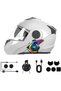 Motorcycle Bluetooth Headset – Helmet Audio System with Bluetooth 5.4, FM Radio, IPX6 Waterproof, Noise Reduction, HD Sound, RGB Light, CVC+DSP Mic – for All Helmets - 7