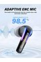 Wireless Gaming Earbuds with 2.4GHz USB-C Dongle, 20ms Ultra Low Latency, Bluetooth 5.3 Dual Mode, 13mm Drivers, ENC Mics, IPX4, RGB, for PS5 PC Switch VR Phone – Black - 6
