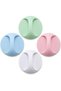 Self Adhesive Cabinet Handles, 4 Round ABS Plastic Pull Knobs for Doors, Windows, Cupboards, Drawers