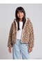 Stylish Embroidered Faux Fur Coat for Girls, from Uzg Store. - 2
