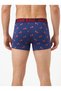 Men's Cotton Boxer Shorts with Blue Cherry Print - DB364 - 2