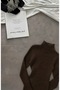 4-Piece Set of Soft-Textured Winter Cotton Turtleneck Sweaters with Brushed Inside Collars, Slim Fit, Special Edition - 2