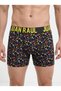 Black "Game Over" Video Game Console-Printed Cotton Men's Boxer Shorts - DB362 - 2